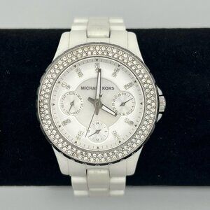 MICHAEL KORS Mini Parker MK5458 White Watch Working
